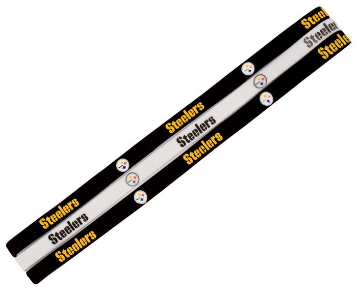 Little Earth Pittsburgh Steelers Elastic Headbands -