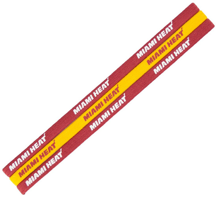 Miami Heat Elastic Headbands