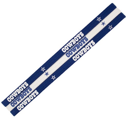 Little Earth Dallas Cowboys Elastic Headbands -