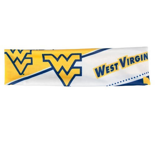 Little Earth West Virginia Mountaineers Stretch Patterned Headband -