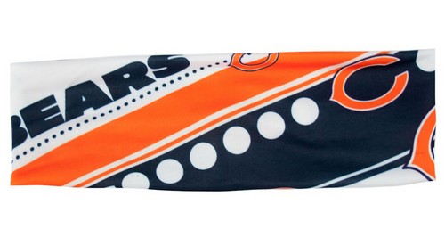 Little Earth Chicago Bears Stretch Patterned Headband -