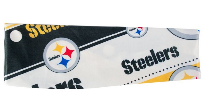 Little Earth Pittsburgh Steelers Stretch Patterned Headband