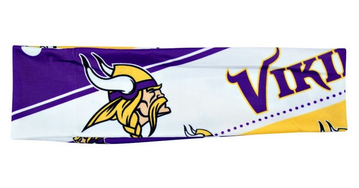 Little Earth Minnesota Vikings Stretch Patterned Headband -