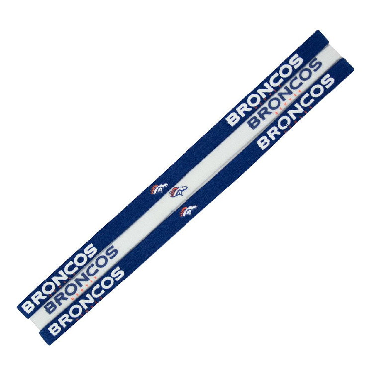 Denver Broncos Elastic Headbands