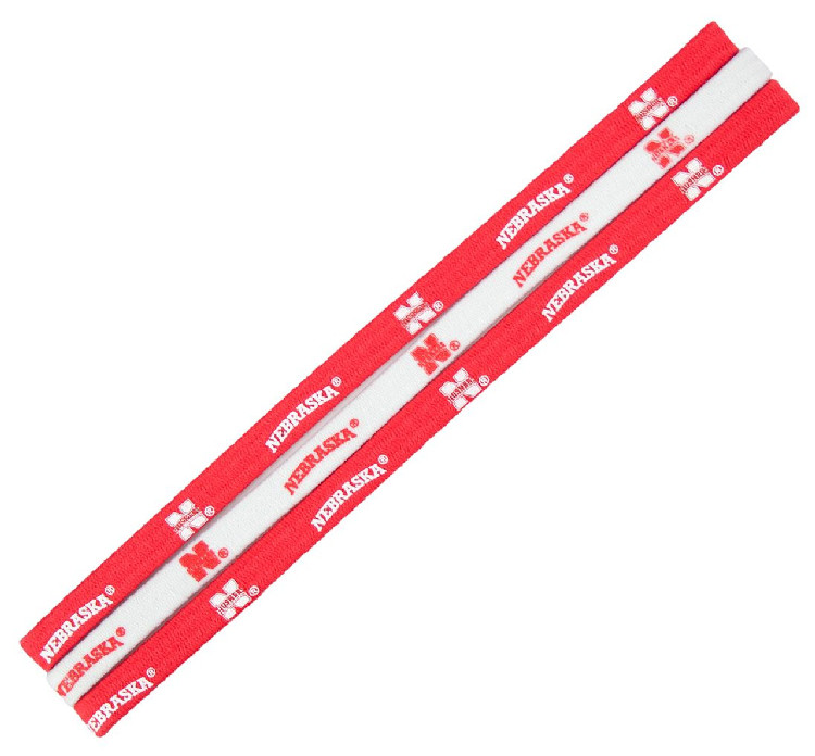 Nebraska Cornhuskers Elastic Headbands Alternate