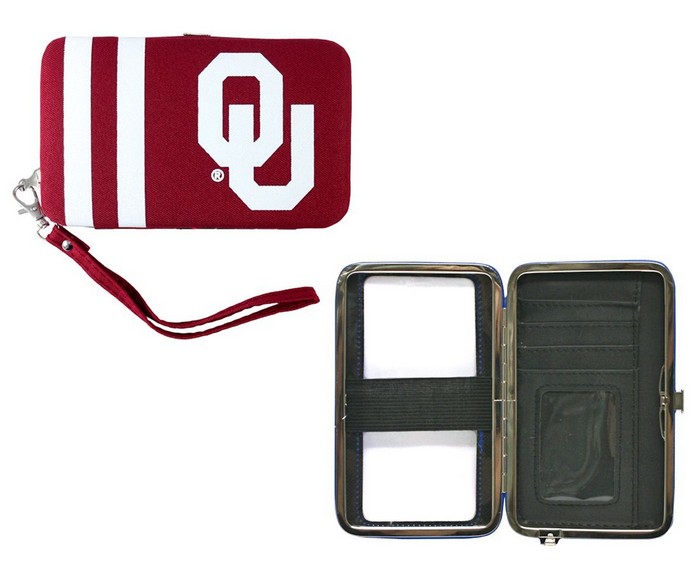 Oklahoma Sooners Shell Wristlet