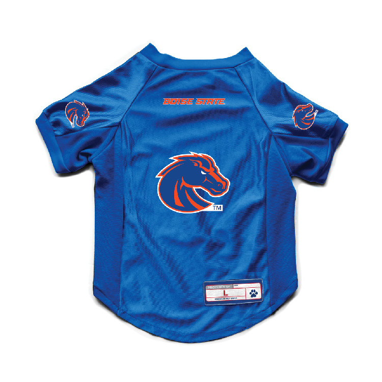 Boise State Broncos Pet Jersey Stretch Size Big Dog