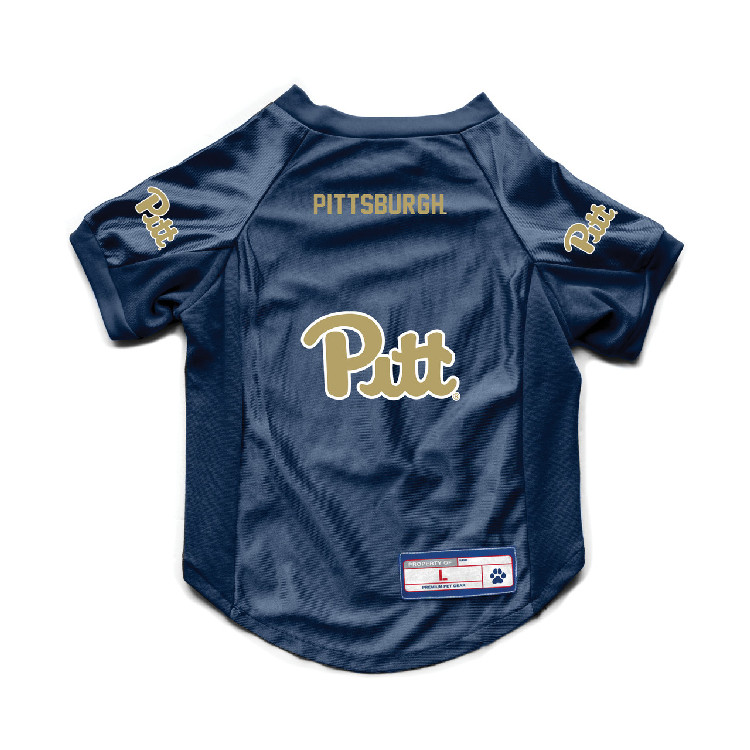 Pittsburgh Panthers Pet Jersey Stretch Size Big Dog