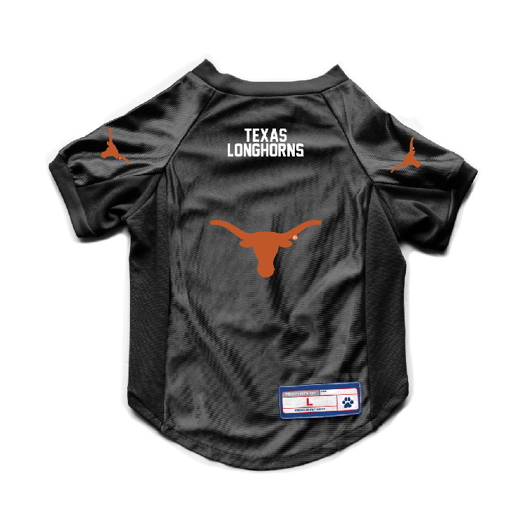 Texas Longhorns Pet Jersey Stretch Size Big Dog