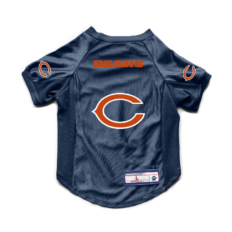 Chicago Bears Pet Jersey Stretch Size Big Dog