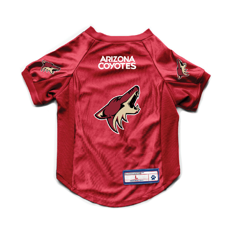 Arizona Coyotes Pet Jersey Stretch Size Big Dog