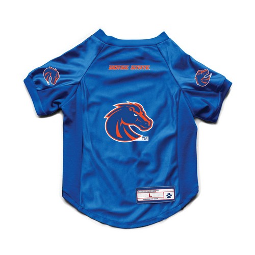 Little Earth Boise State Broncos Pet Jersey Stretch Size L -