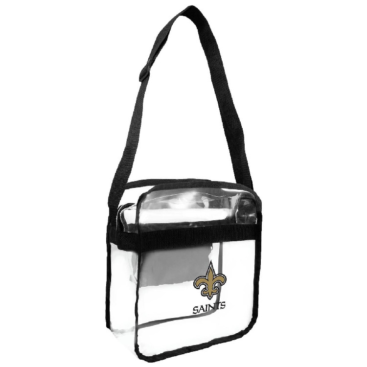 New Orleans Saints Clear Carryall Crossbody