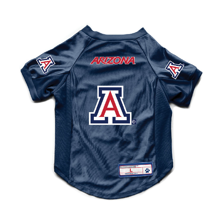 Arizona Wildcats Pet Jersey Stretch Size M