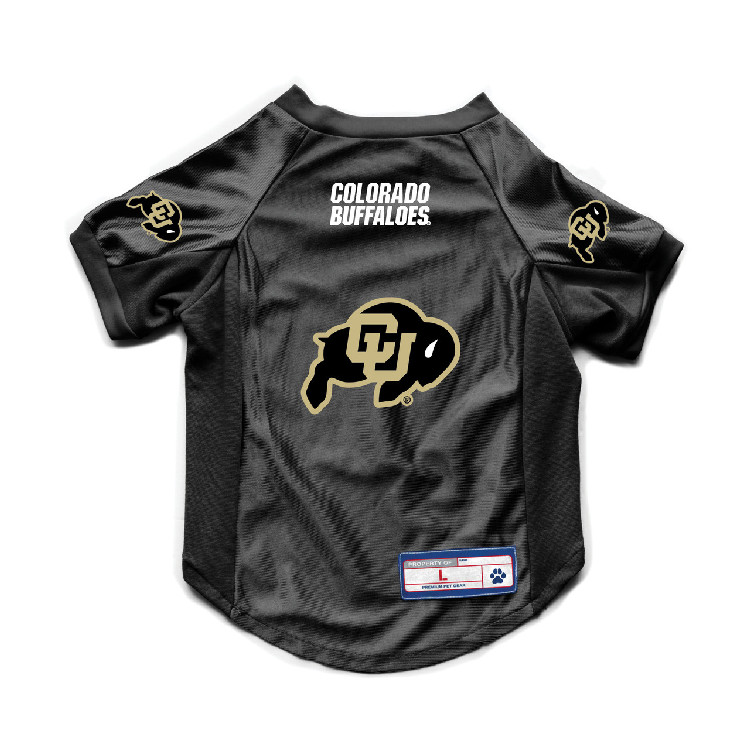 Colorado Buffaloes Pet Jersey Stretch Size S