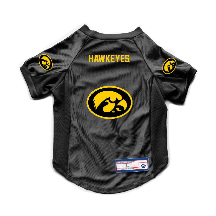 Iowa Hawkeyes Pet Jersey Stretch Size XL