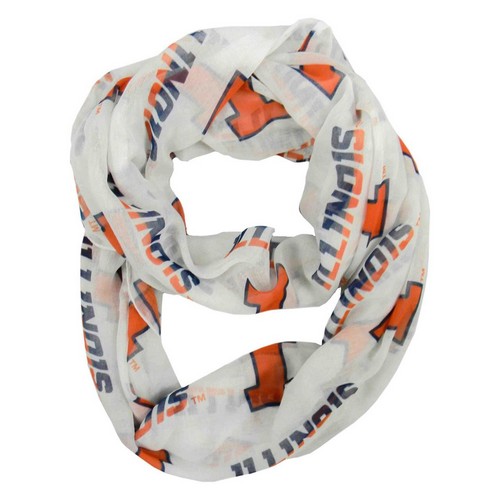 Little Earth Illinois Fighting Illini Scarf Infinity Style -