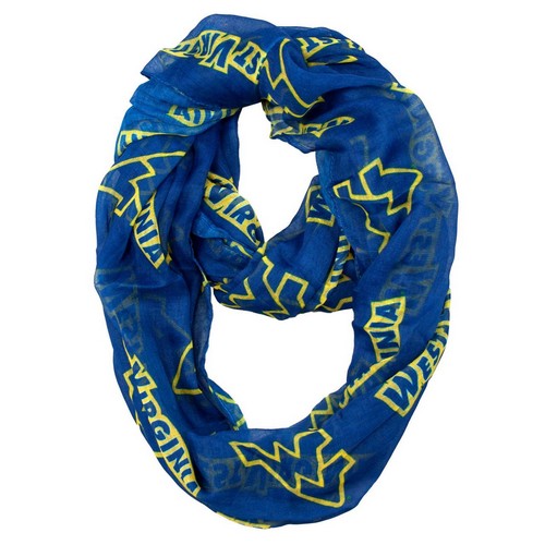 Little Earth West Virginia Mountaineers Scarf Infinity Style -