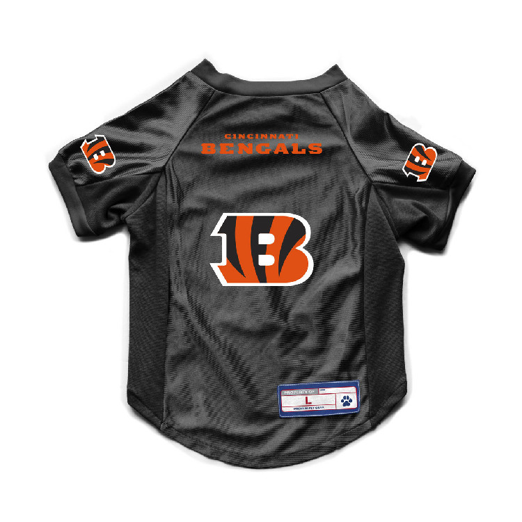 Cincinnati Bengals Pet Jersey Stretch Size L