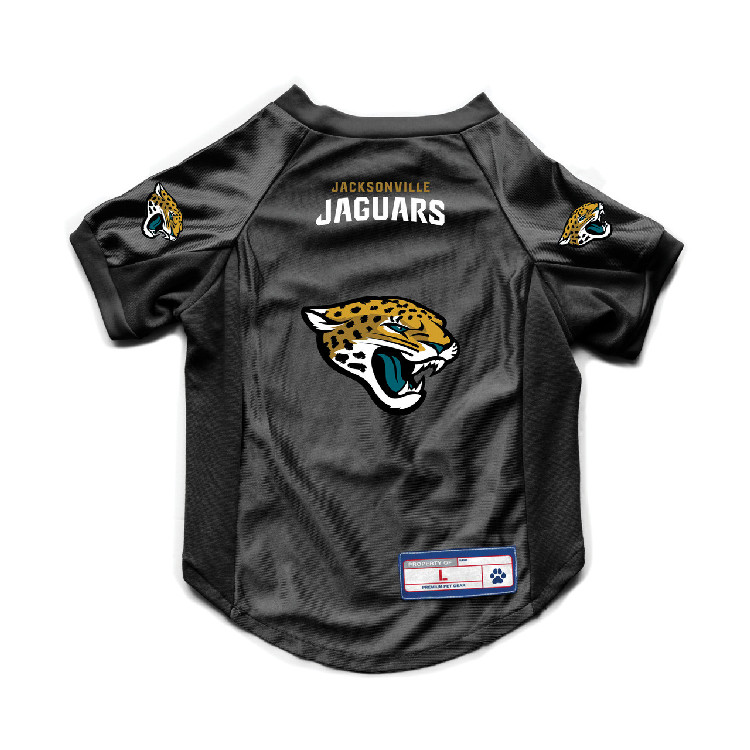 Jacksonville Jaguars Pet Jersey Stretch Size S