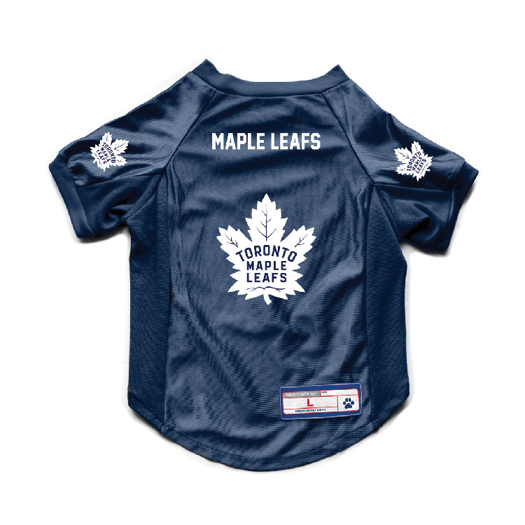 Toronto Maple Leafs Pet Jersey Stretch Size M