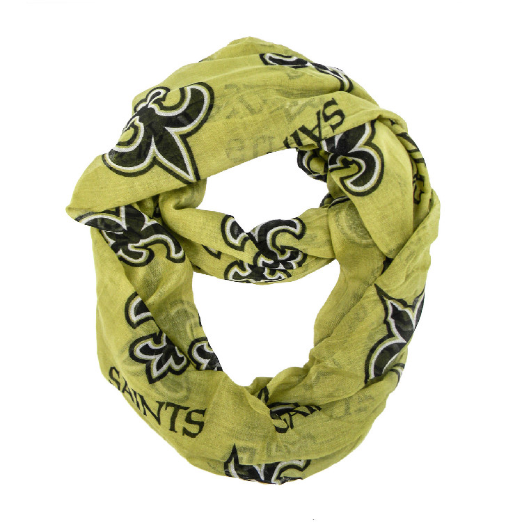 New Orleans Saints Scarf Infinity Style Alternate