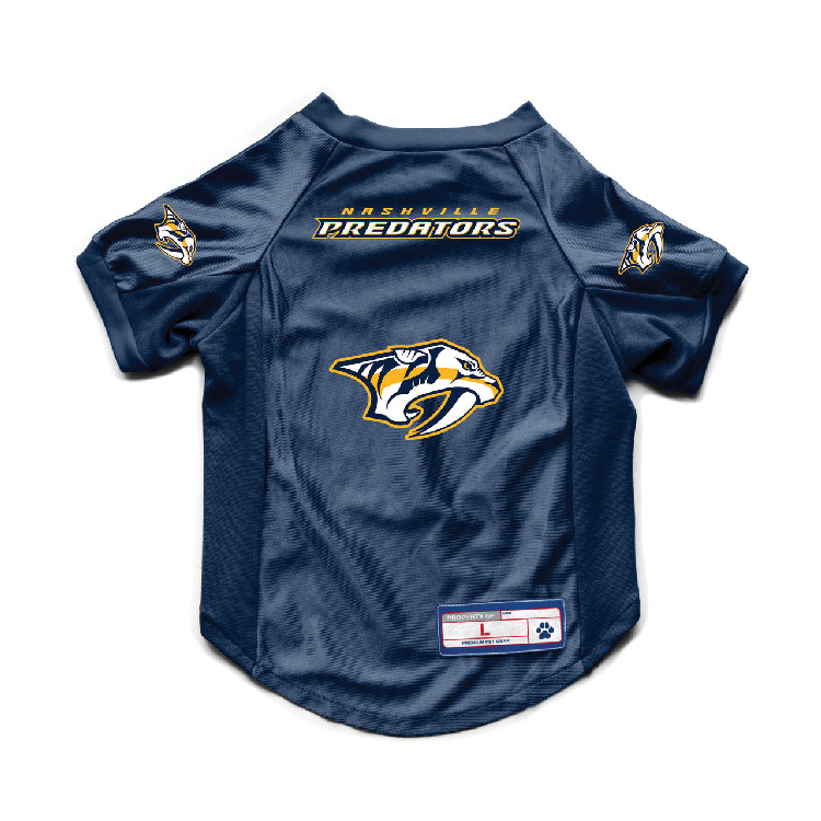 Nashville Predators Pet Jersey Stretch Size XS