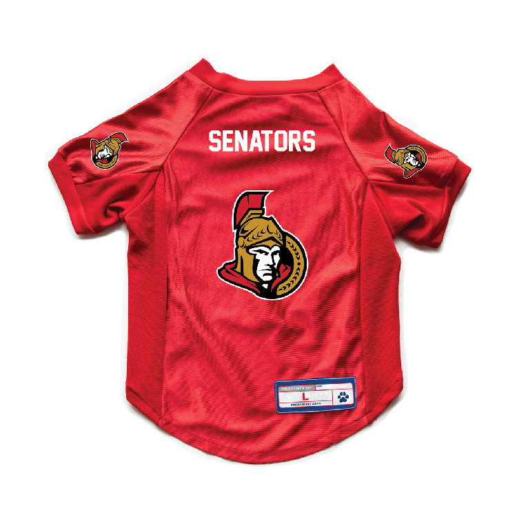 Ottawa Senators Pet Jersey Stretch Size XS