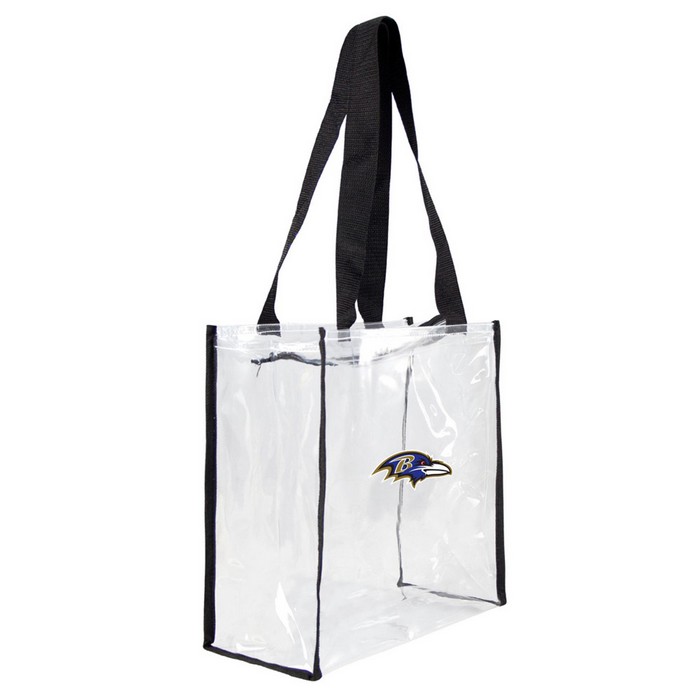 Baltimore Ravens Clear Square Stadium Tote -