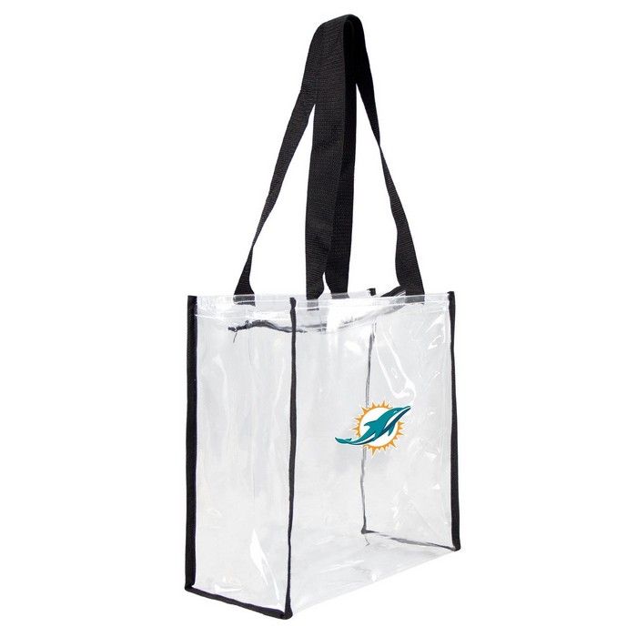 Miami Dolphins Clear Square Stadium Tote -