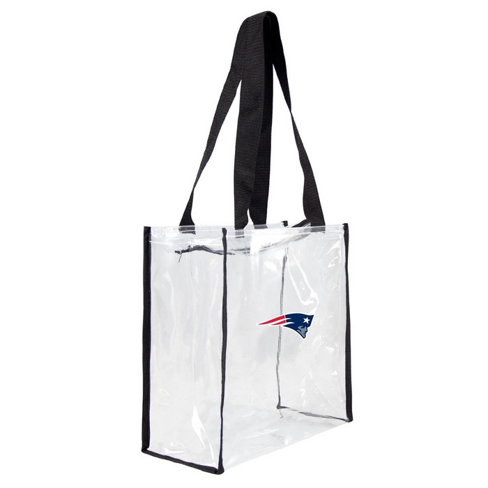 New England Patriots Clear Square Stadium Tote -