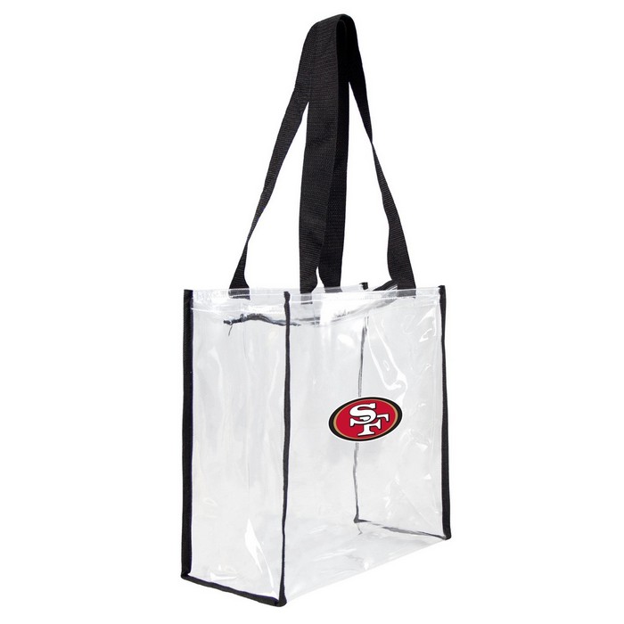 San Francisco 49ers Clear Square Stadium Tote -