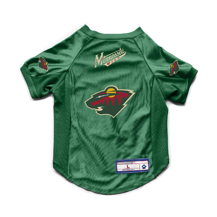 Minnesota Wild Pet Jersey Stretch Size S