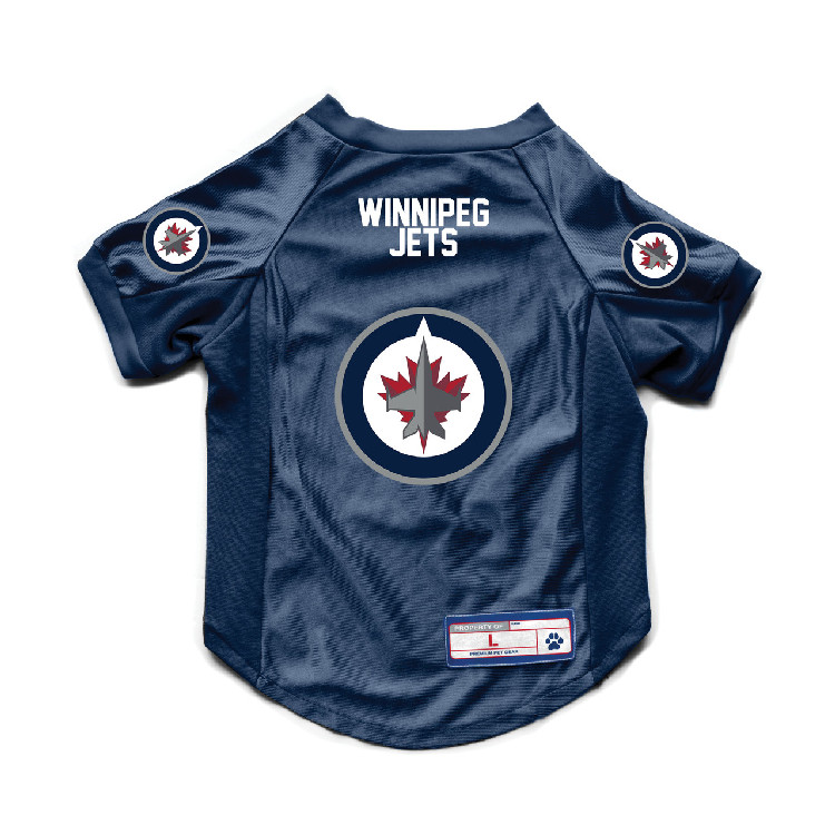 Winnipeg Jets Pet Jersey Stretch Size L