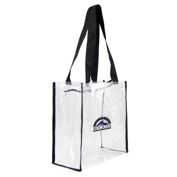 Colorado Rockies Clear Square Stadium Tote -