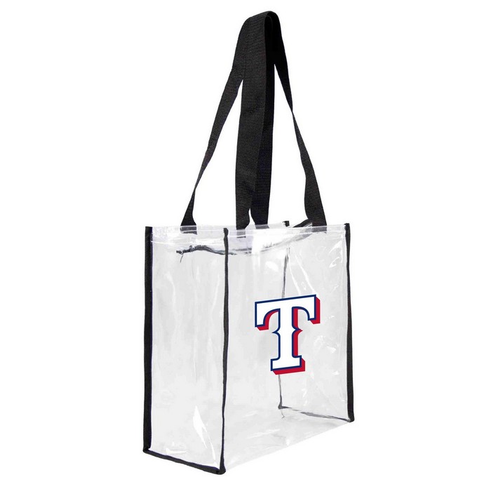 Texas Rangers Clear Square Stadium Tote -