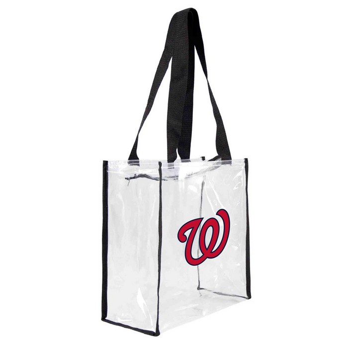 Washington Nationals Clear Square Stadium Tote -