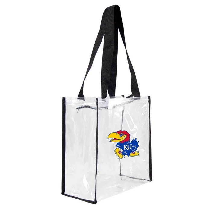 Kansas Jayhawks Clear Square Stadium Tote -