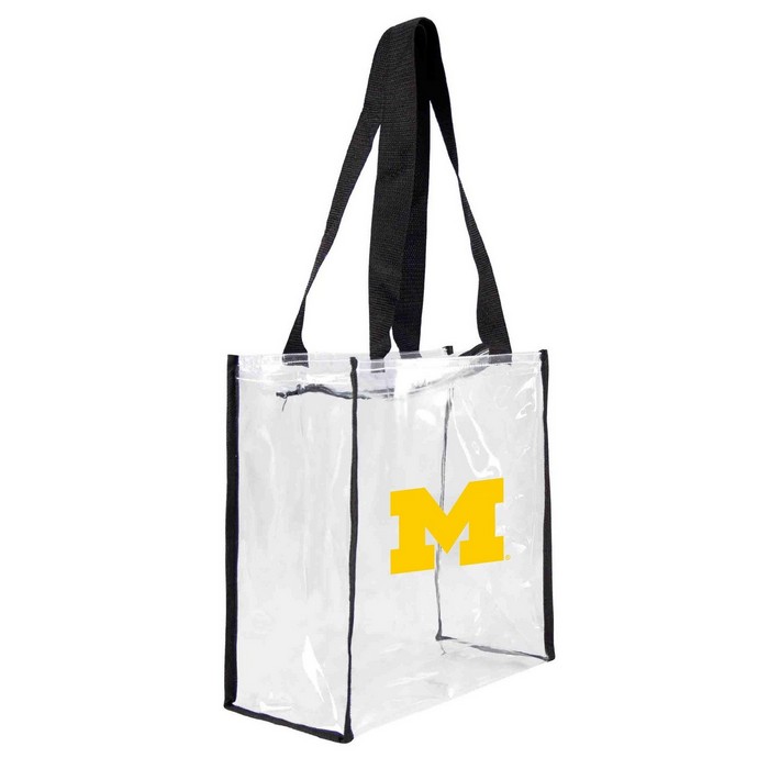 Michigan Wolverines Clear Square Stadium Tote