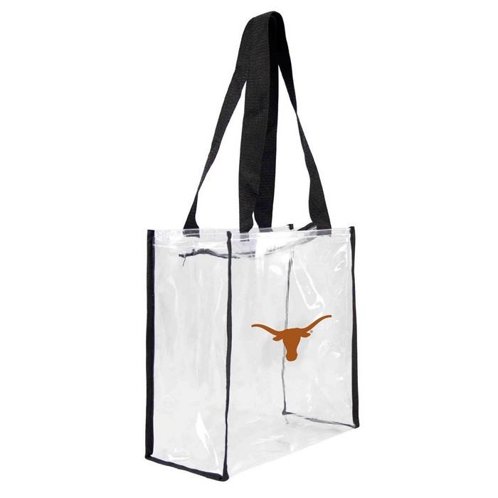 Texas Longhorns Clear Square Stadium Tote -