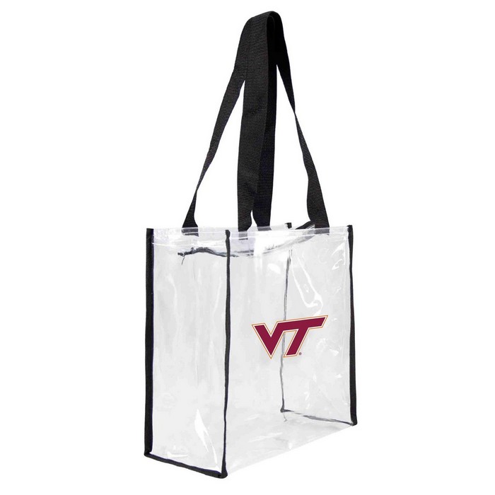 Virginia Tech Hokies Clear Square Stadium Tote -