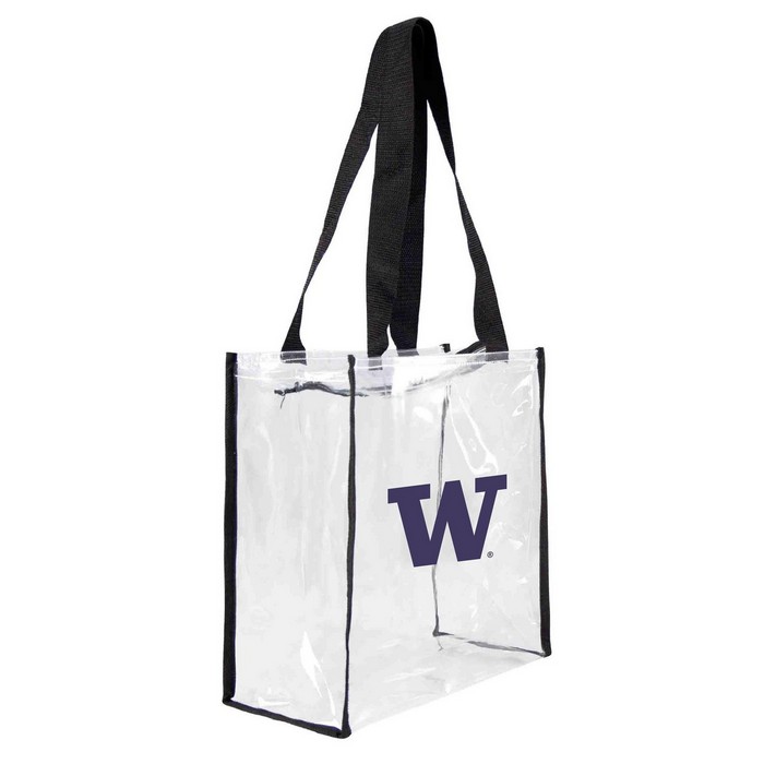 Washington Huskies Clear Square Stadium Tote -