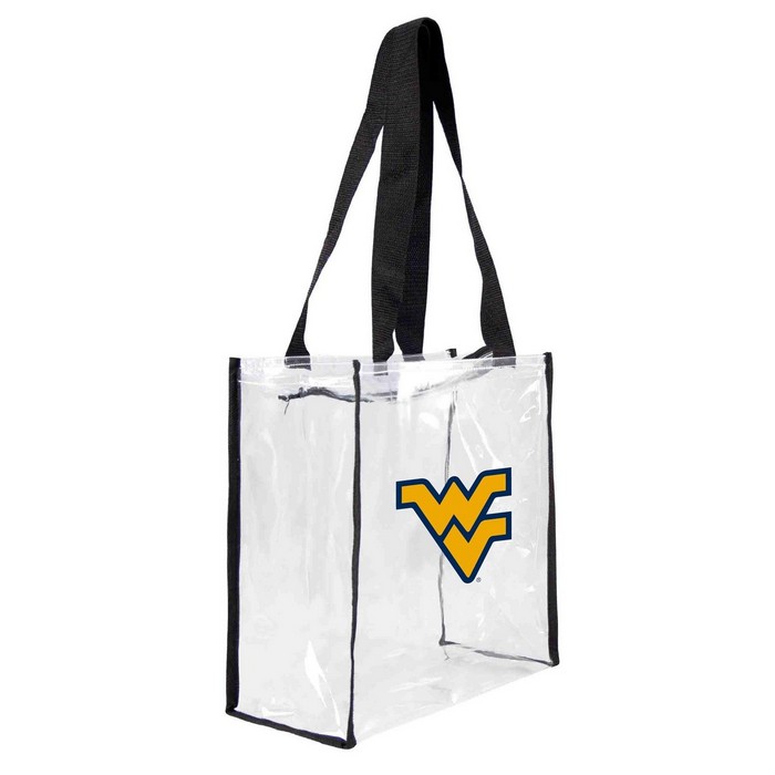 West Virginia Mountaineers Clear Square Stadium Tote -