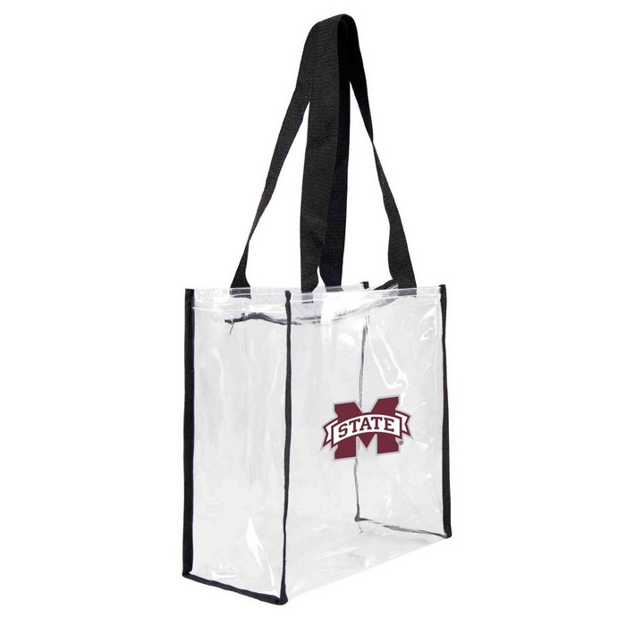 Mississippi State Bulldogs Clear Square Stadium Tote -