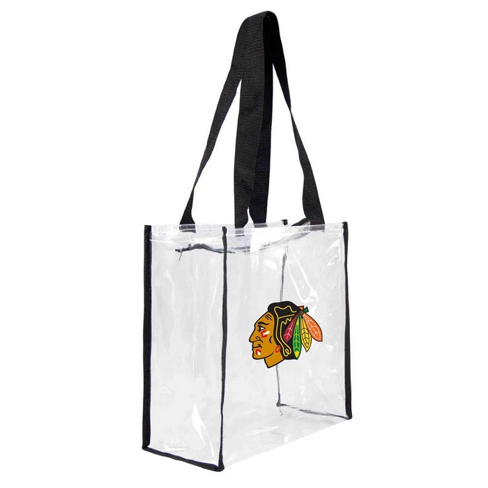 Chicago Blackhawks Clear Square Stadium Tote -