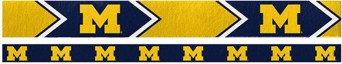 Little Earth Michigan Wolverines Headband Set 2 Piece