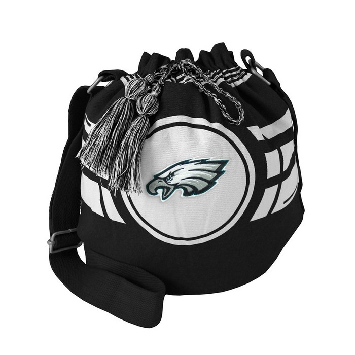 Philadelphia Eagles Bag Ripple Drawstring Bucket Style