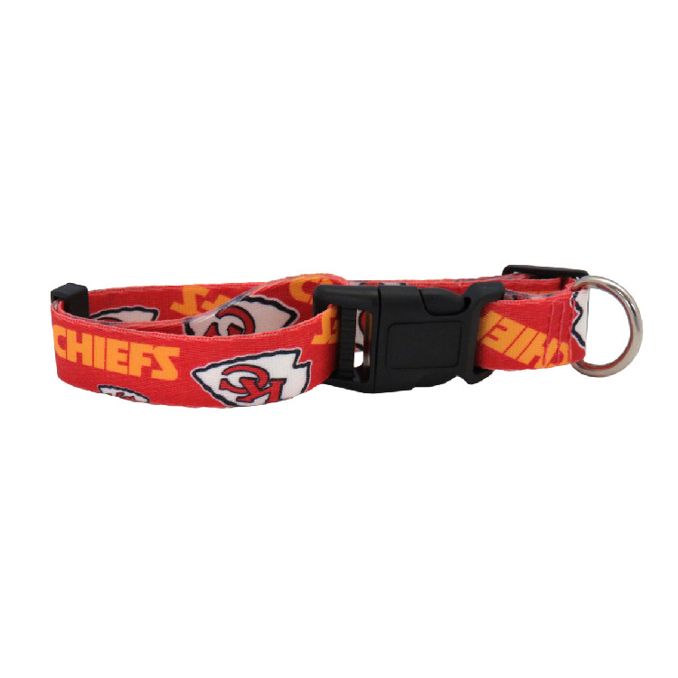 Kansas City Chiefs Pet Collar Size S