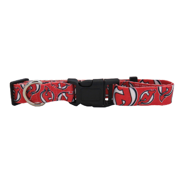 New Jersey Devils Pet Collar Size S