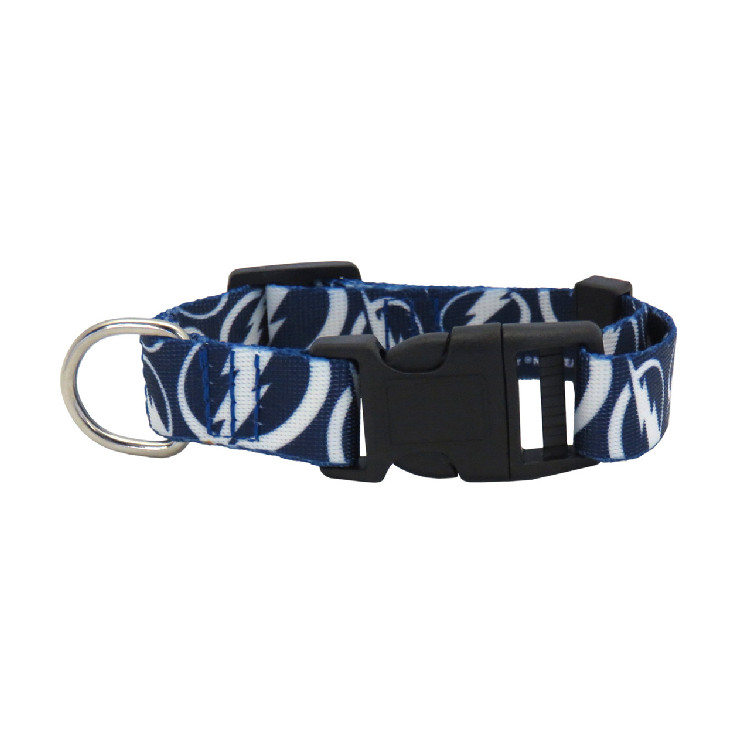 Tampa Bay Lightning Pet Collar Size S